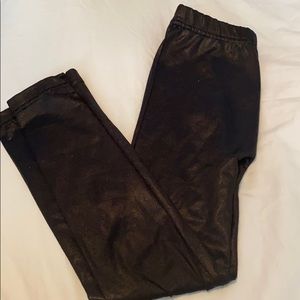 Black Leggings with sheen